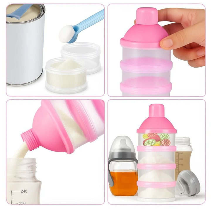 Spill-Proof – Airtight & Stackable – Hygienic Storage – Travel Ready – Quick Night-Feed Solution Bowlift