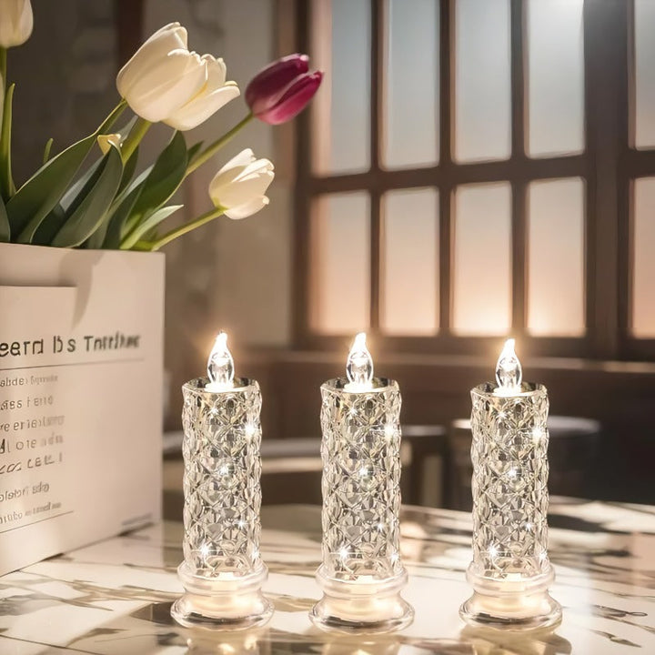 BowLift |  Crystal Rose Candle Holder - Romantic charm without being messy