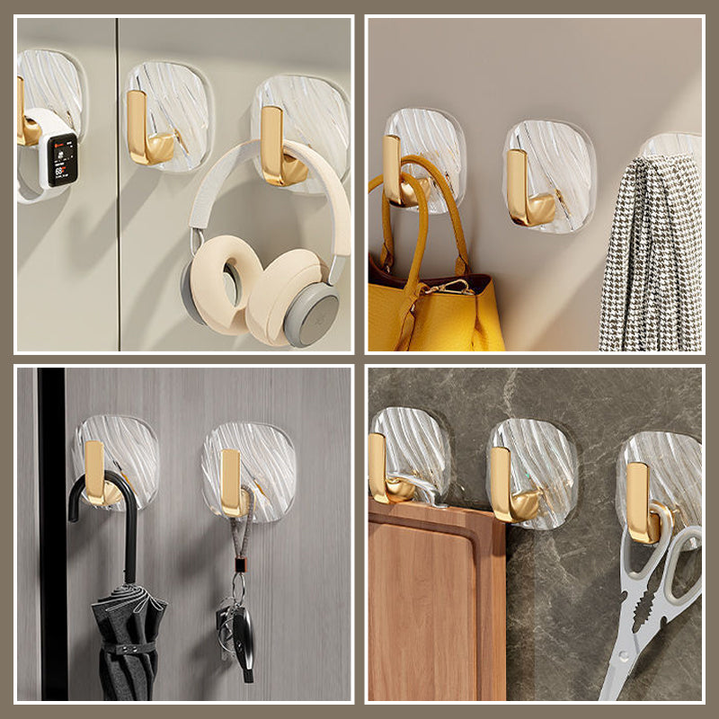 Transparent Acrylic Adhesive Wall Hook Exquisite Punch-Free Hook | Bowlift