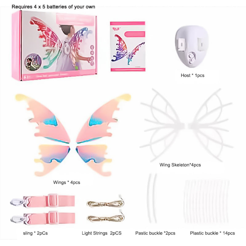 BowLift | Electric fairy butterfly wings with LED lights