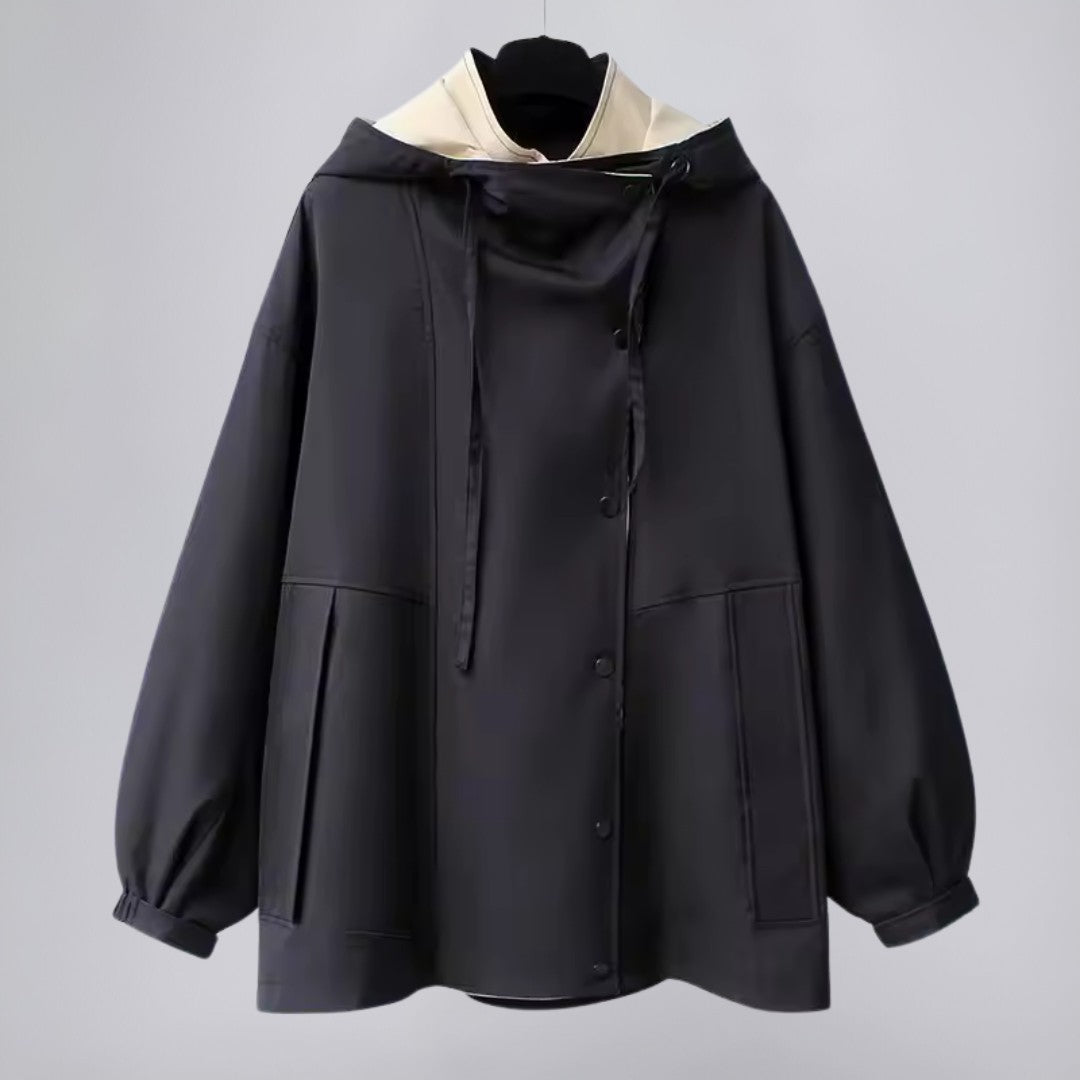 Lightweight Windbreaker Jacket with Double-Layer Design