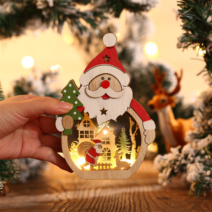 BowLift | LED Christmas Wooden Ornaments Lighting