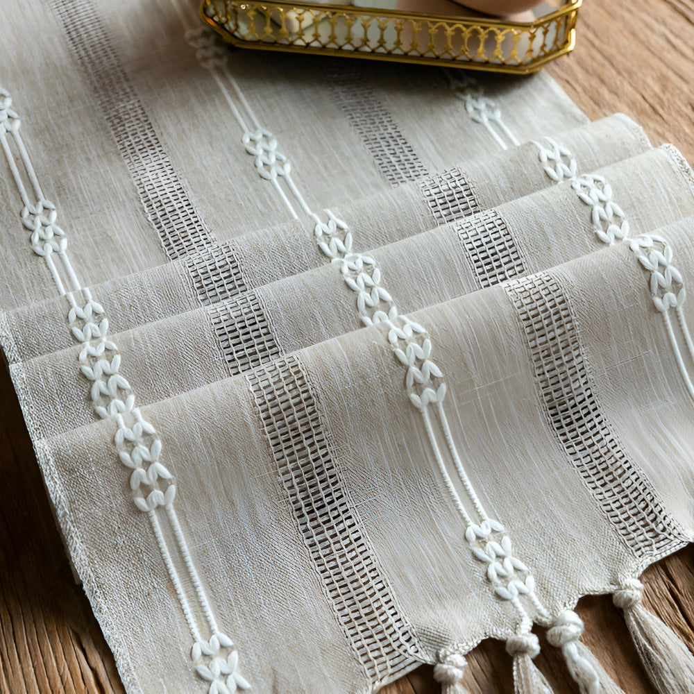 BowLift | Tassel Whisper Table Runner