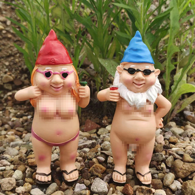 BowLift | Cheeky Garden Gnome Funny Statue