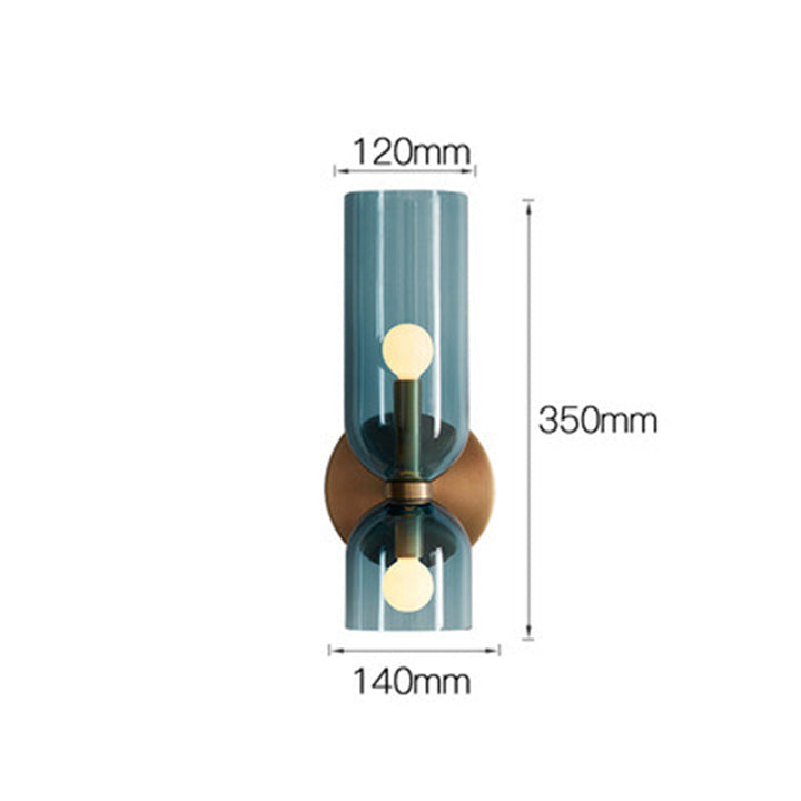 BowLift | Glass Wall Light With Double Lamp Design
