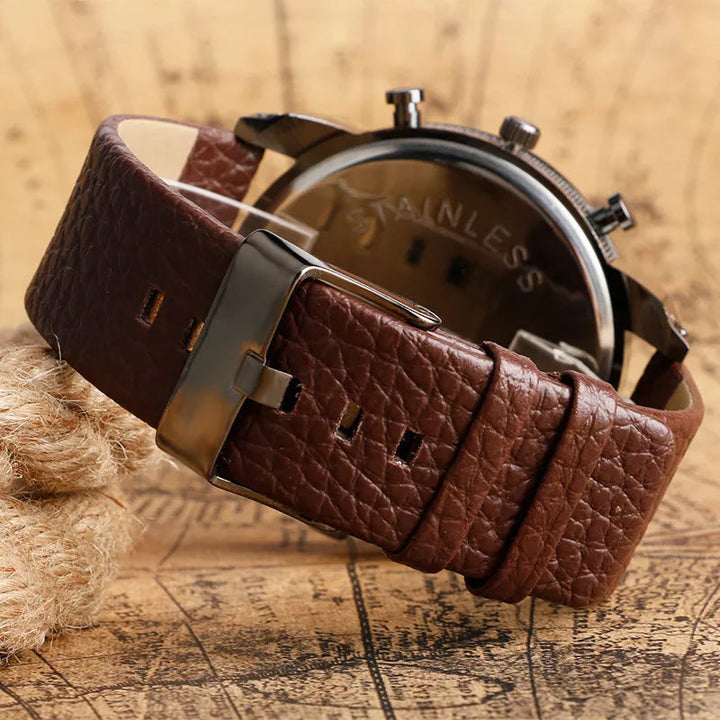 BowLift | Men's Fashion Large Dial Style Steel Band Watch