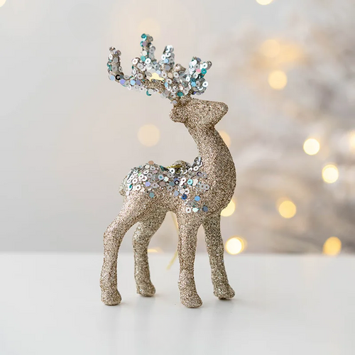 BowLift | Sparkling Deer Ornament – Luxury Christmas Decoration for a Festive Atmosphere
