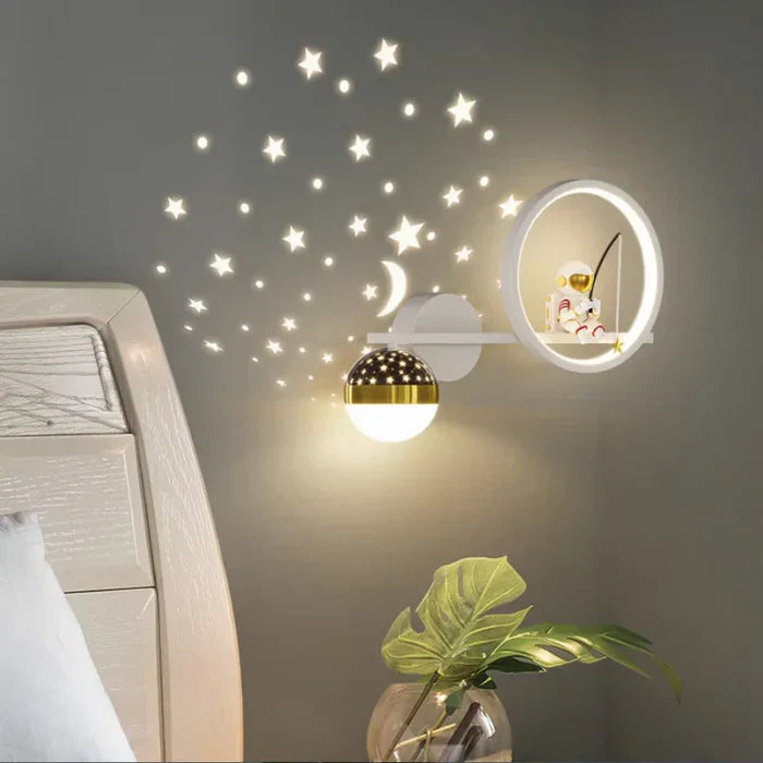 GlowNest – Playful Wall Lamp for Children's Room Bowlift