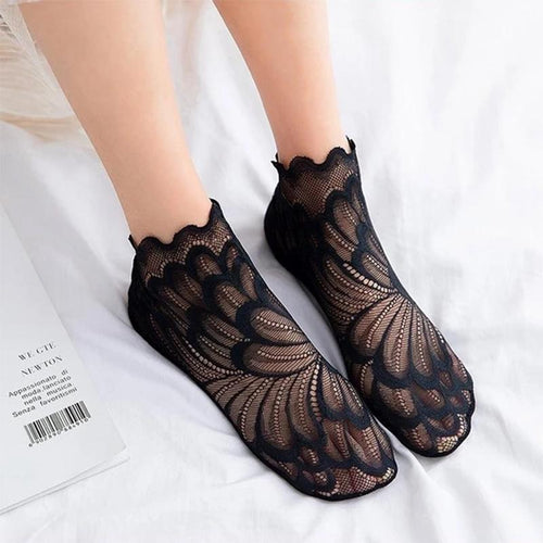 BowLift | Amazing Crystal Peacock Socks
