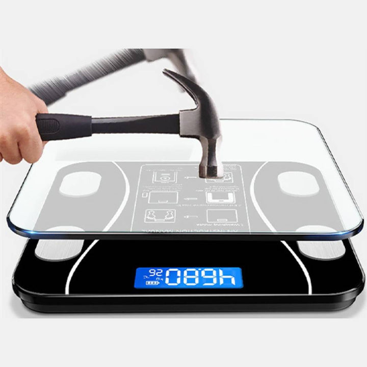BodyMetrics Smart Body Composition Scale | BMI Fat Scale - Measures Weight - Calculates Body Fat - Tracks Fitness Bowlift