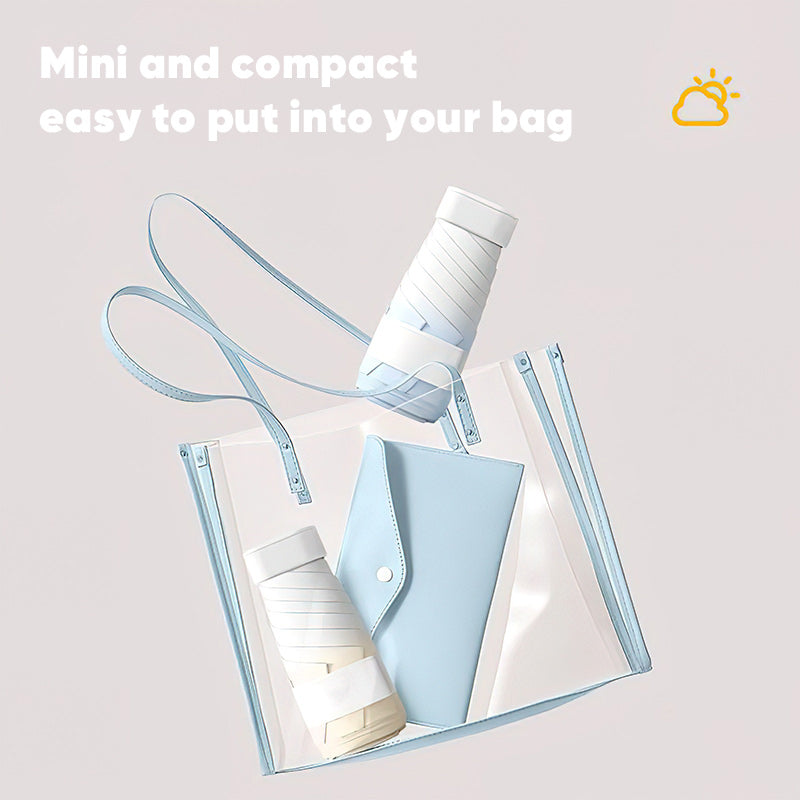 BowLift | Mini Travel Size Rain Sun Umbrella