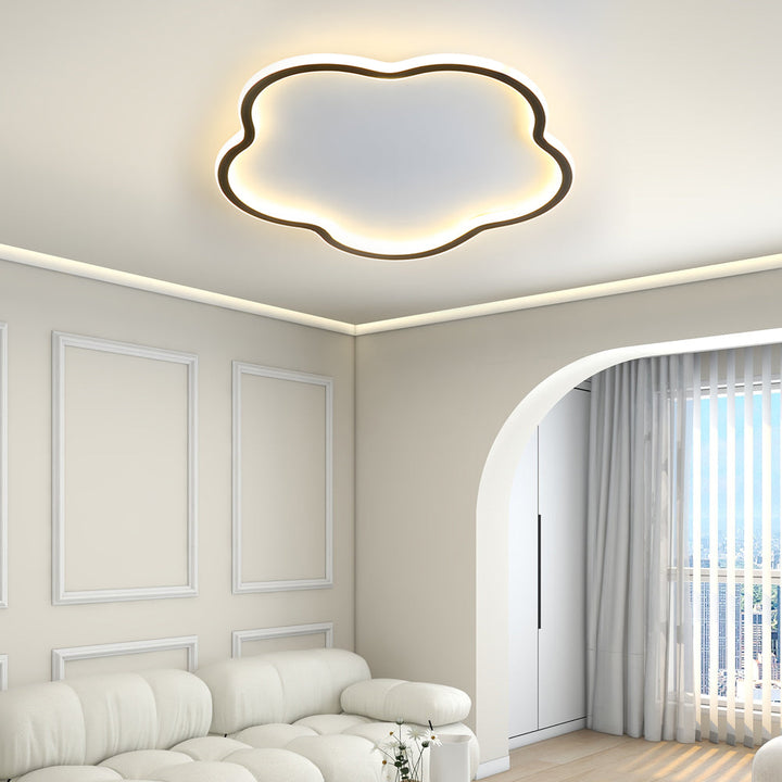 Nordic ceiling light in pentagram design – aluminum ceiling lamp for bedroom | Bowlift