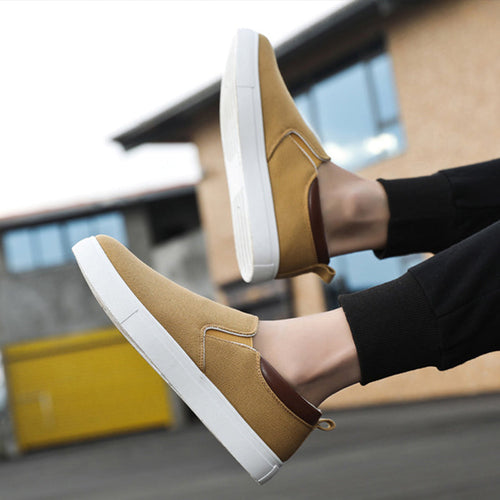 Slip-On Shoes made of canvas for men
