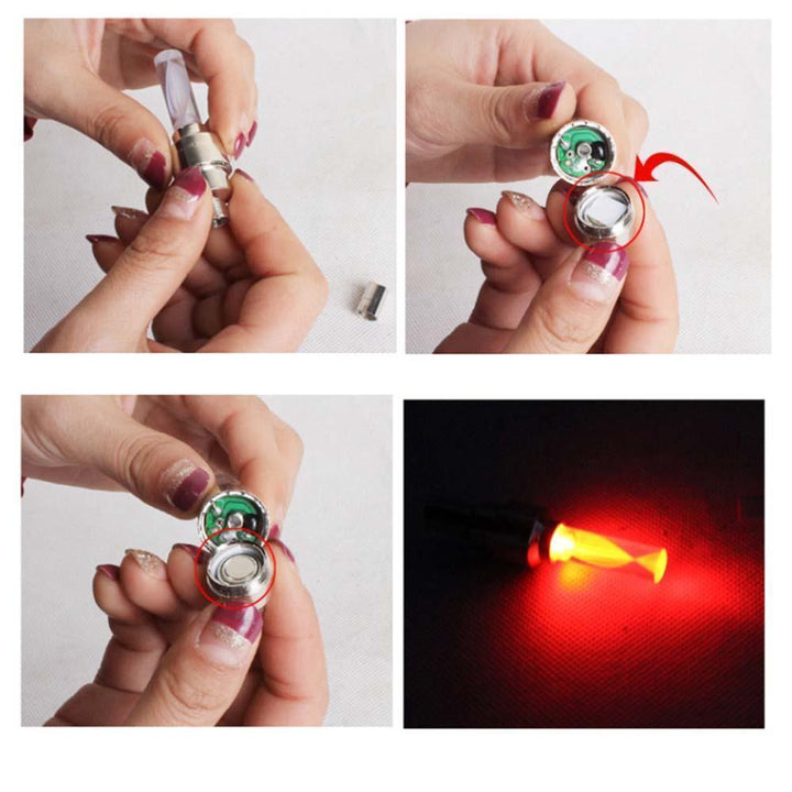 BowLift | Premium LED Valve Caps for Wheels (2 pcs)