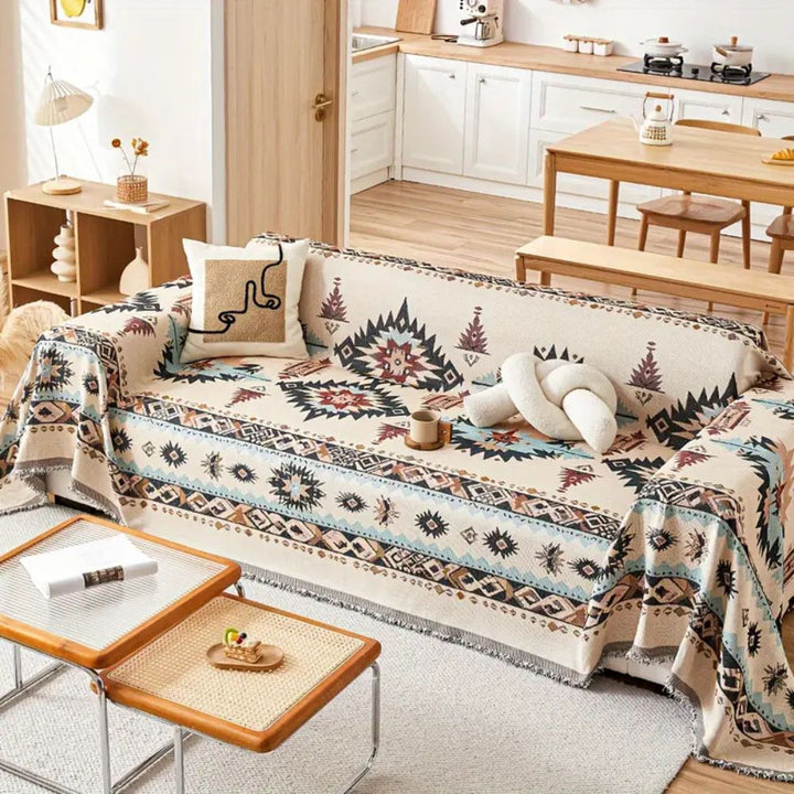 BowLift | Tribal Weave Sofa Cover