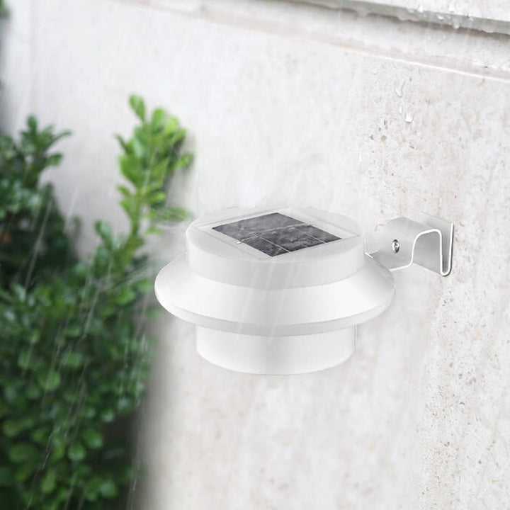 Solar Cylinder LED Outdoor Waterproof Fence Wall Sconce Lamp | Bowlift