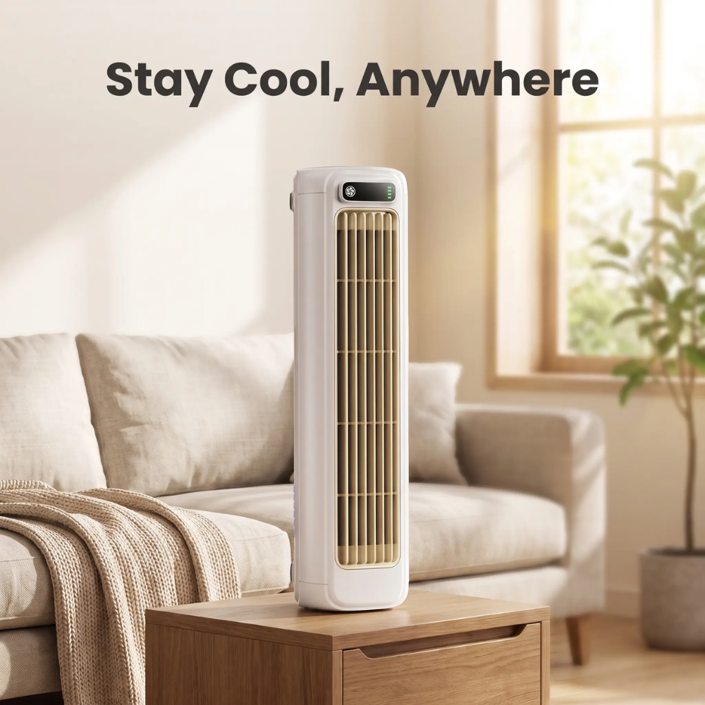 BowLift | Cordless rechargeable air conditioner