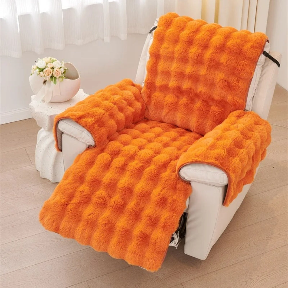 BowLift | Faux Fur Recliner Sofa Cover