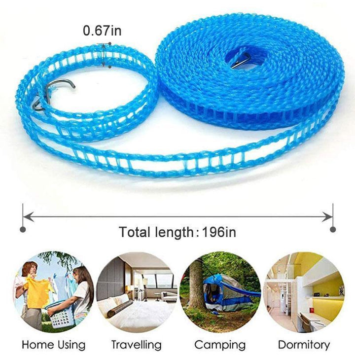 Portable Windproof Non-Slip Clothesline for Outdoor & Home | Bowlift