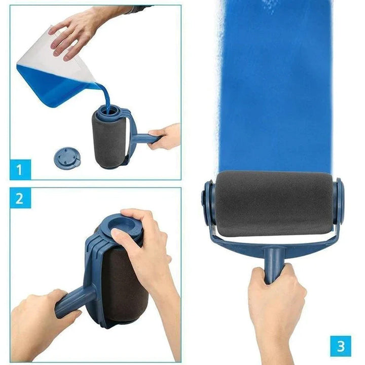 Color roller brush handle tool | Bowlift