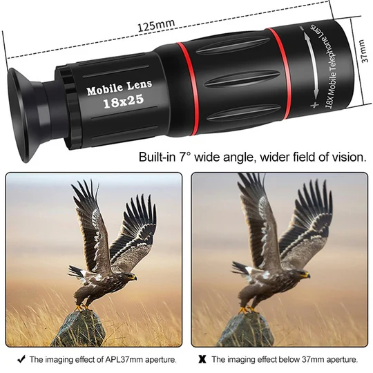 BowLift | Iphone Telescope Lens