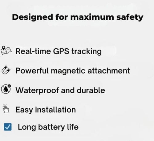 BowLift | GPS Tracker for Motorcycles | Waterproof, Magnetic & No Subscription Required for Global Tracking