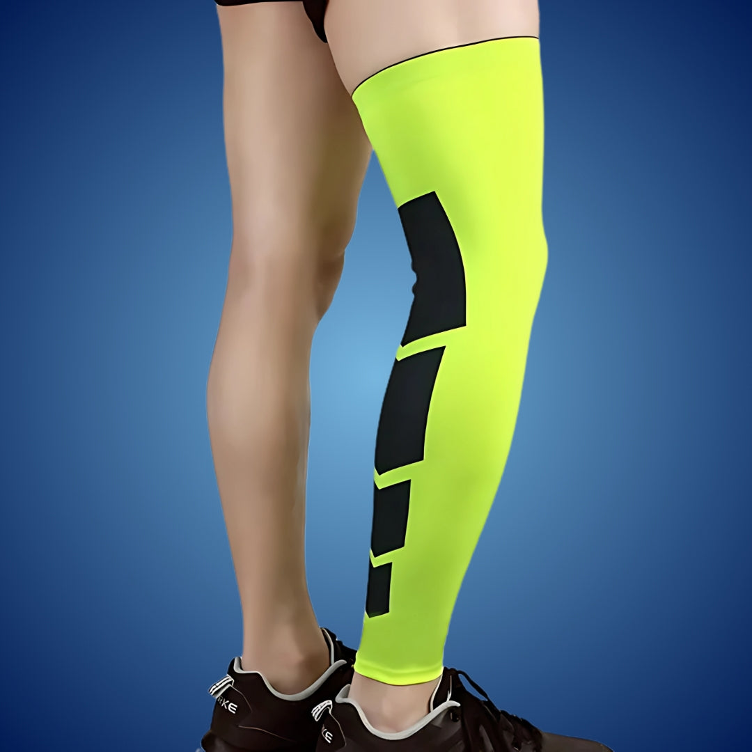 LegVital Full-Leg Compression Sleeve for Optimized Blood Circulation, Muscle Support, and Fast Recovery for Athletes and Versatile Use Bowlift