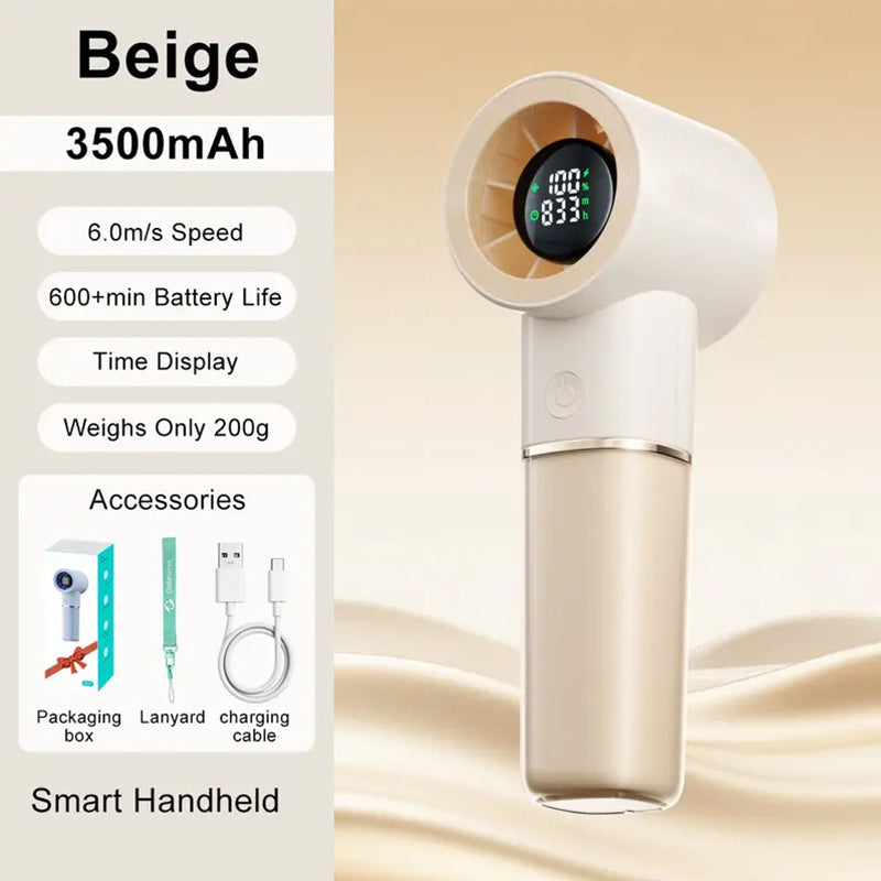 Portable Handheld Rechargeable Personal Cooling Fan | Bowlift