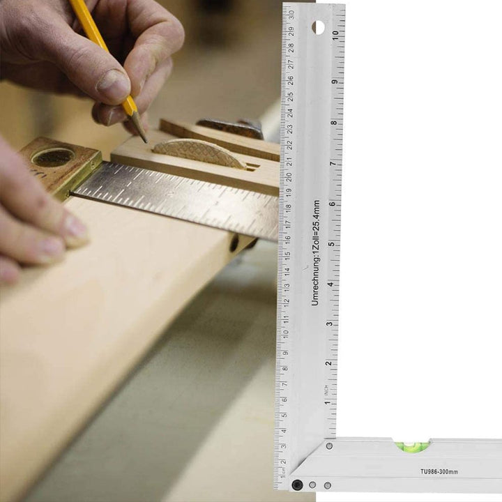 BowLift | Aluminum alloy triangle and square ruler