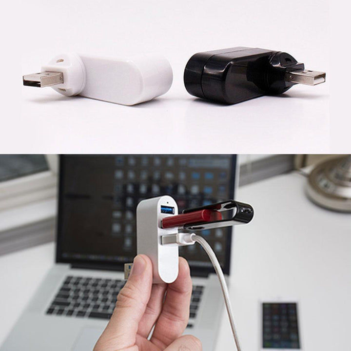BowLift | Mini rotatable 3-Port USB Hub