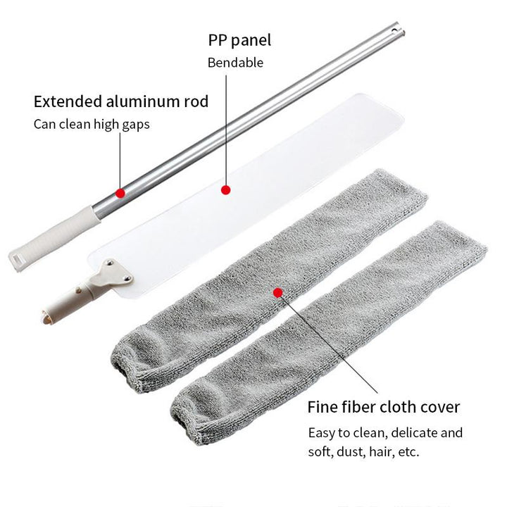 Long handle Bedside Dust Brush Mop Flexible Bowlift