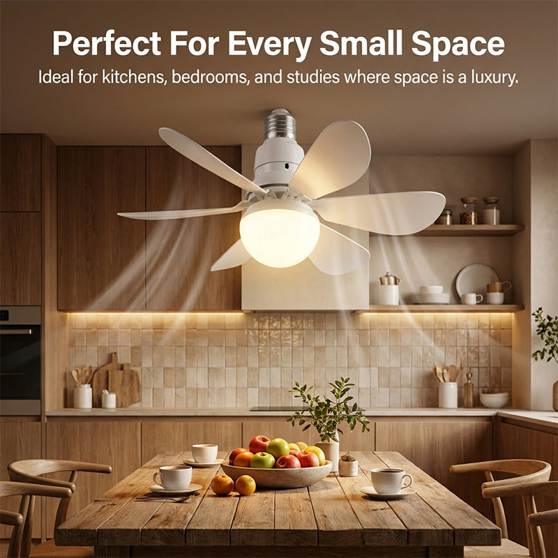 Modern Low Profile Ceiling Fan Light | Bowlift
