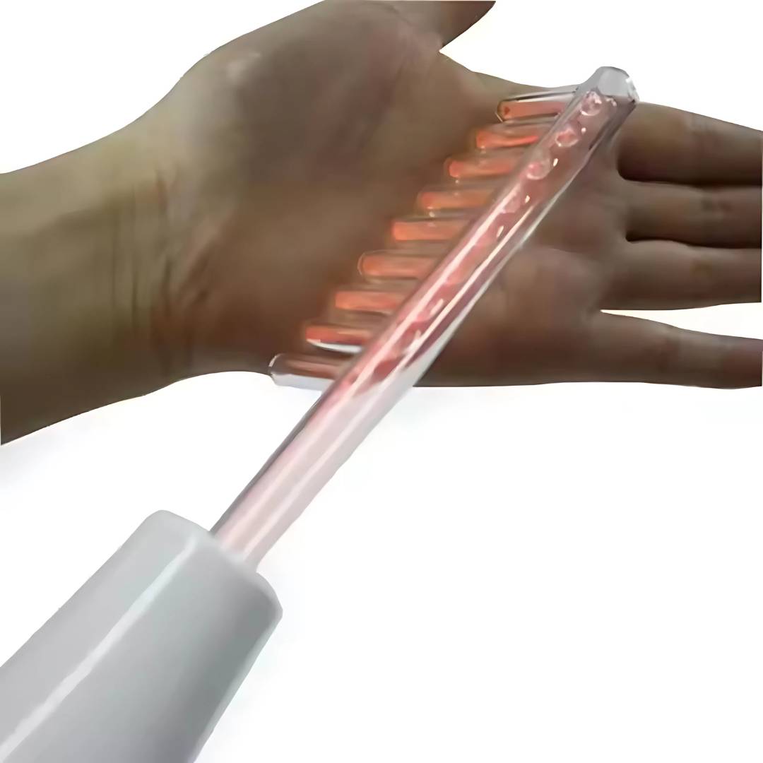 GlowVive High Frequency D’arsonval Beauty Device | for Acne - Anti-Aging - Skin Tightening - Hair Growth - Scalp Care Bowlift