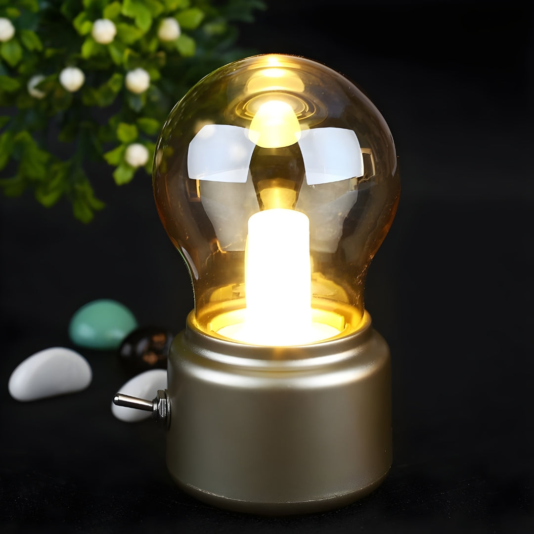 Portable Retro Table Lamp - LumiRetro | Bowlift