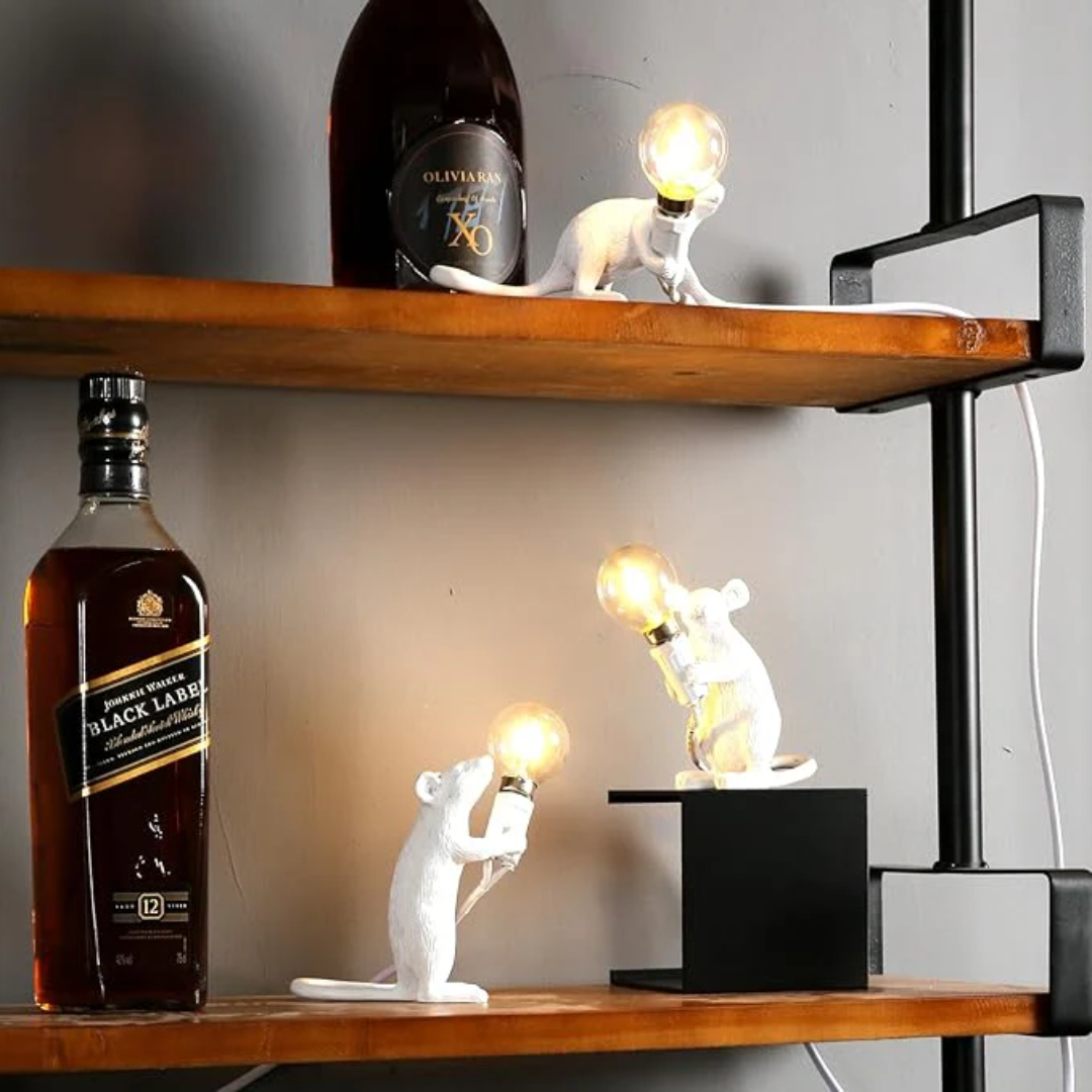 BowLift | Modern Mouse LED Table Lamp