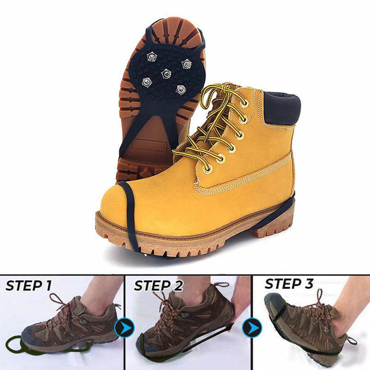 BowLift | Traction Cleats Ice Snow Grippers Non-Slip Silicone