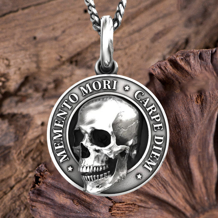 BowLift | Skull Necklace Made of Titanium Steel