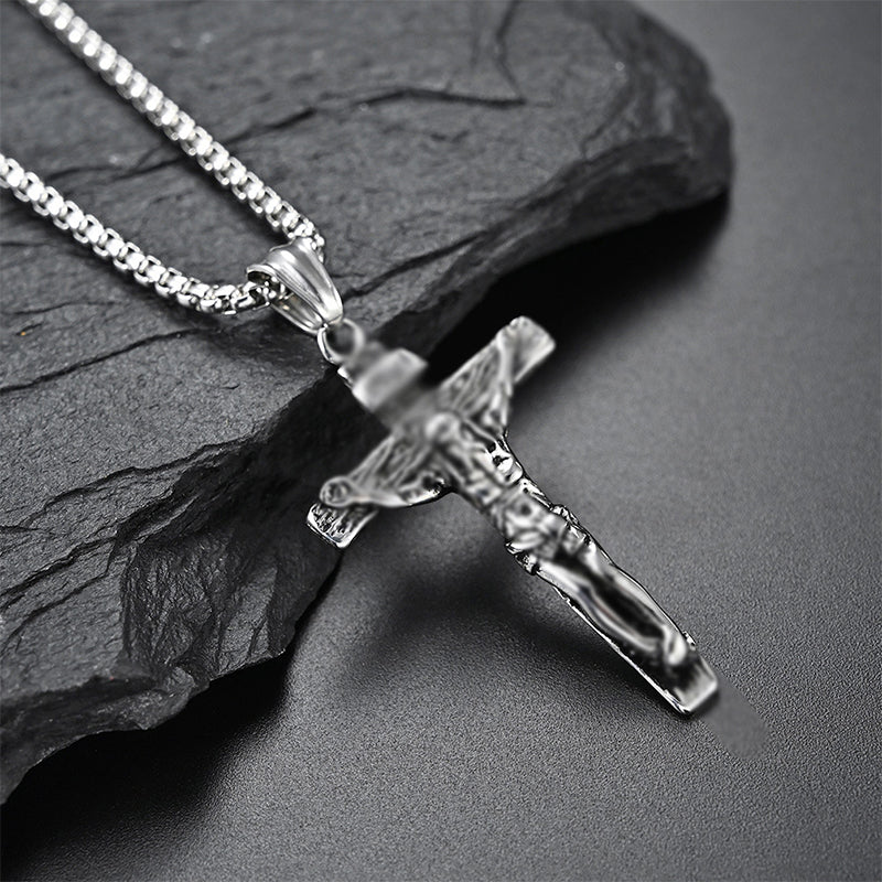 BowLift | Titanium Steel Cross Pendant Necklace
