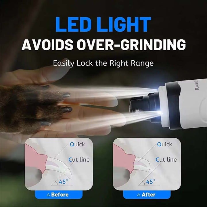 BowLift | Rechargeable USB Charging Electric Pet Nail Grinder