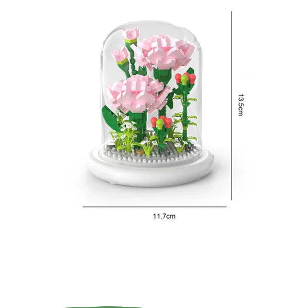 BowLift | Noble Building Block Flower in Glass