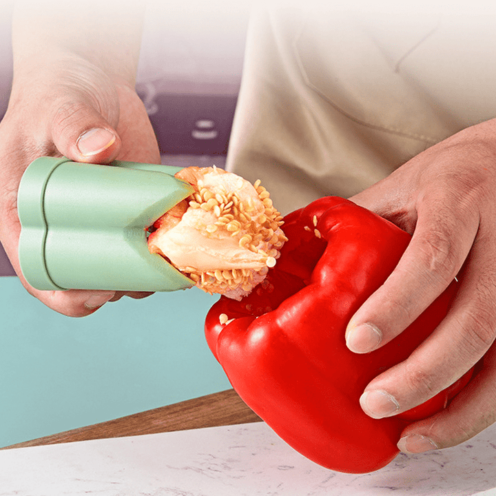 BowLift | 2-in-1 Fruit Pepper Corer