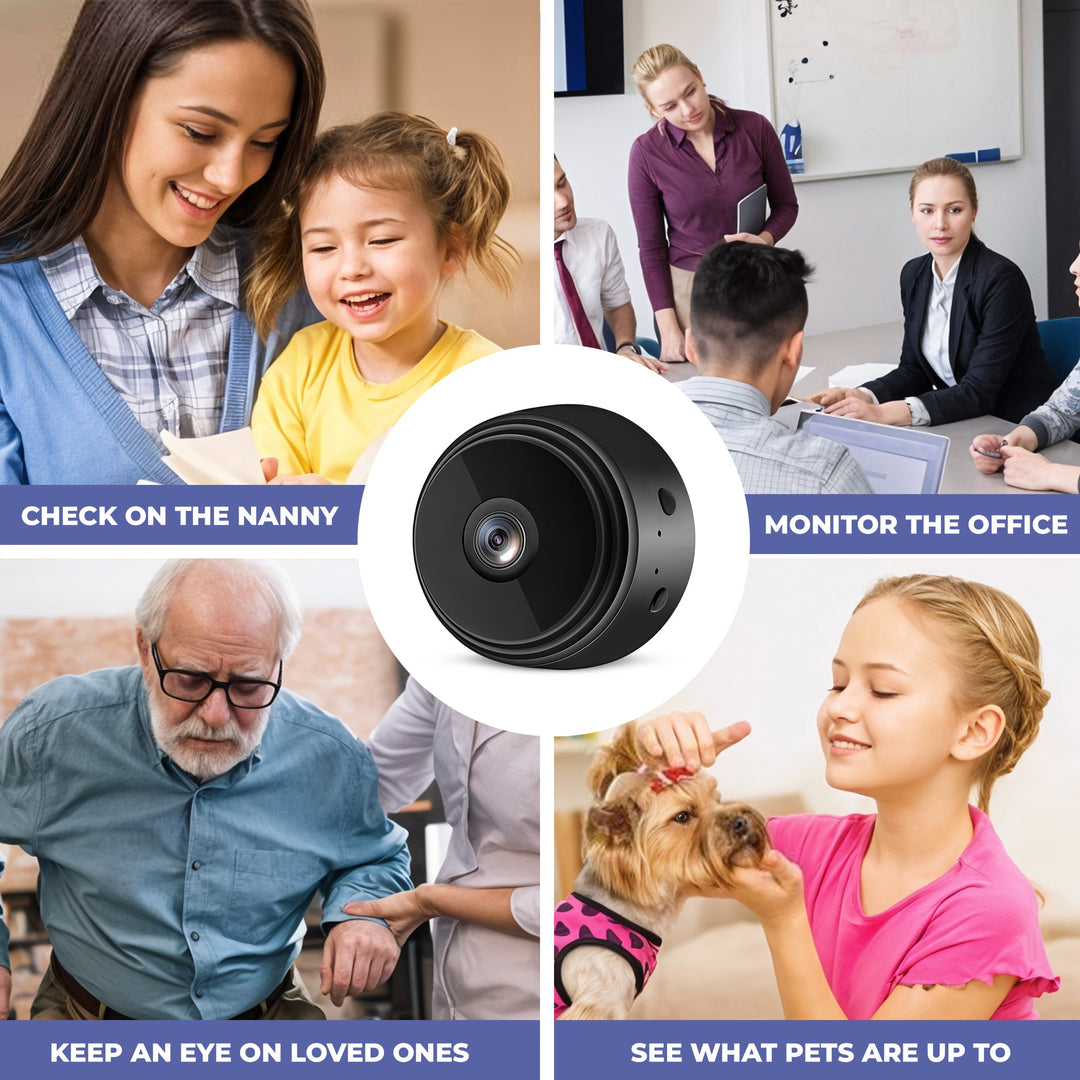 Wireless Indoor Security Camera Pro - Protect Your Family from Robberies and Burglaries Bowlift