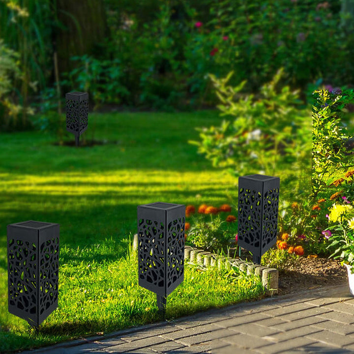 Creative Hollow Square Column LED Outdoor Lawn Ground Insert Landscape Light | Bowlift
