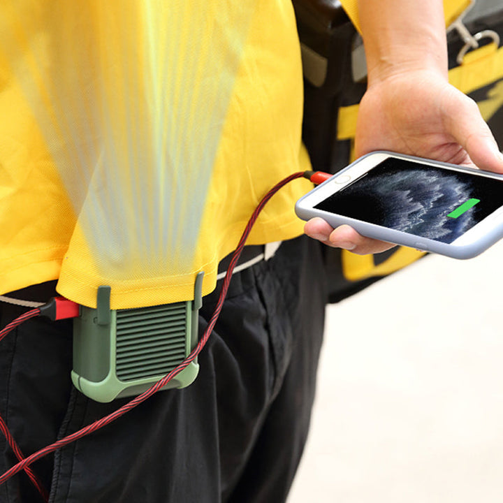 USB Rechargeable Portable Waist Fan | Bowlift