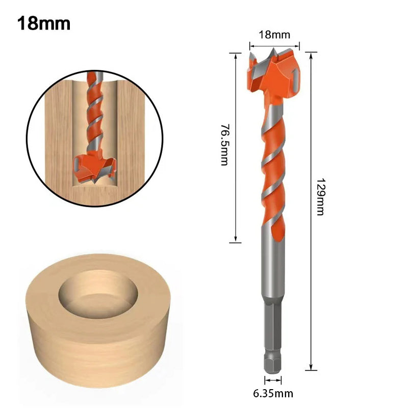 BowLift | Professional Woodworking Foster Drill Bit Set