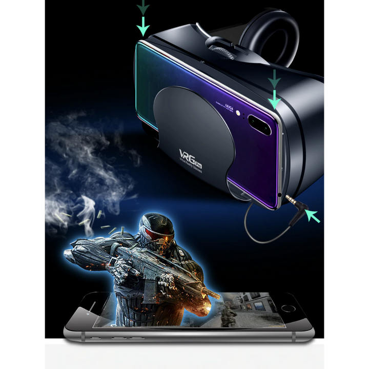ImmersionX VR Glasses - intelligent VR glasses with integrated headphones Bowlift
