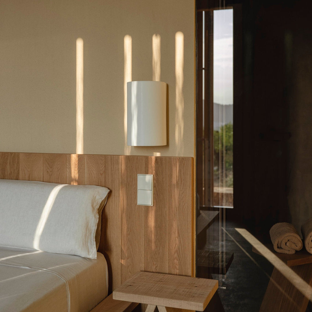 BowLift | Fabric Wall Lamp in Japanese Wabi-Sabi Style