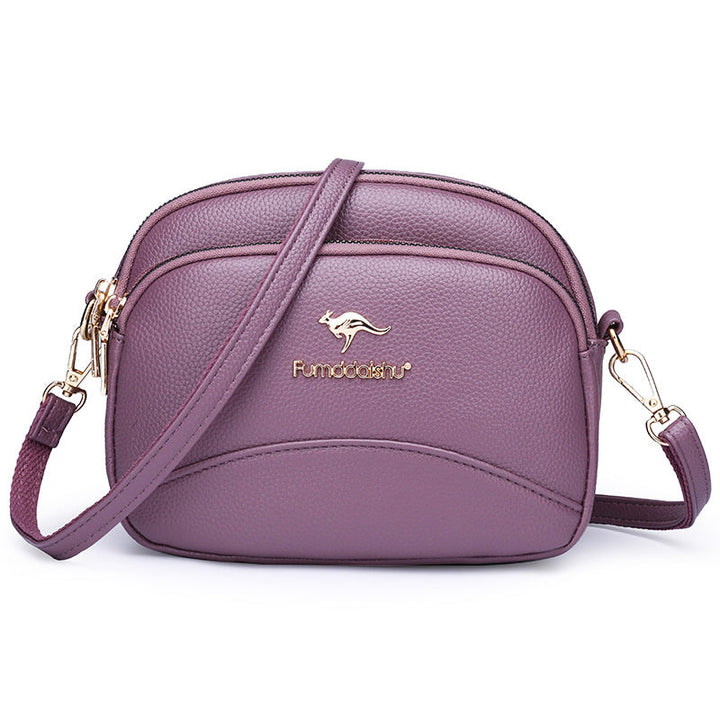 BowLift | Soft Leather Multi-Pocket Shoulder Bag