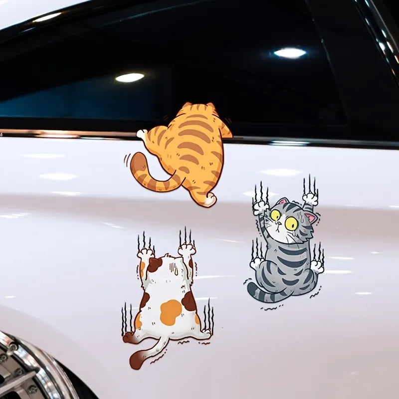 BowLift | Cute Cat Cartoon Car Sticker