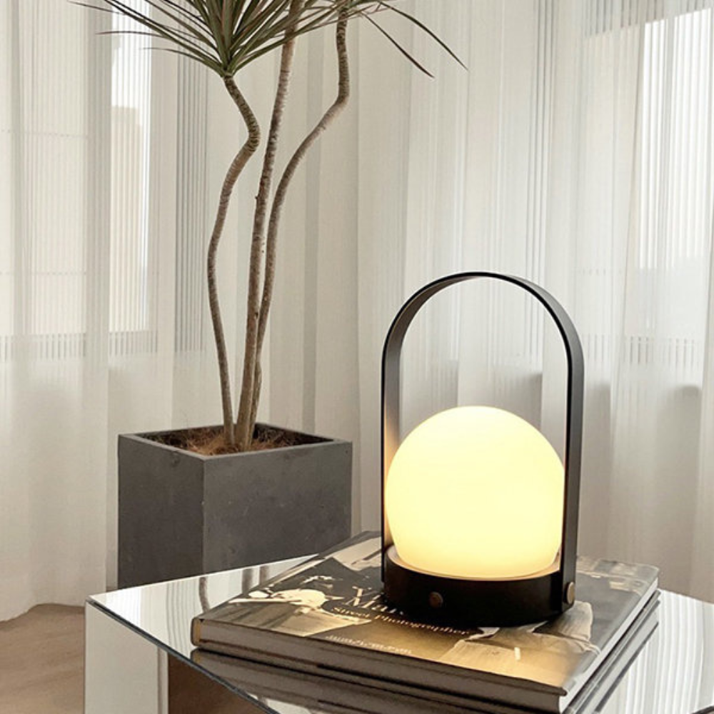BowLift | Royelux The Carrie Lantern Wireless Pendant Lamp - Portable LED Lamp with Adjustable Brightness